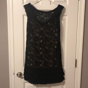 Jessica Simpson Lace Black Mini